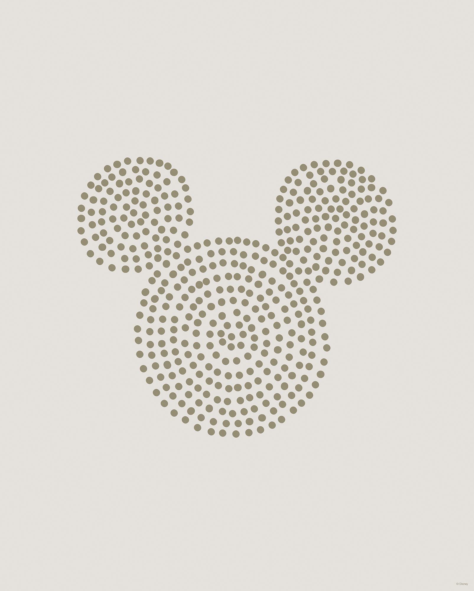 Komar Wall Picture - Mickey?s Score - Size: 40 x 50 cm - Poster, Art Print, Decoration, Living Room, Bedroom, Disney