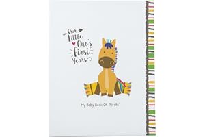 Ronica Farm Baby Memory Book - 62 Page Keepsake Photo Album - Modern keepsake for new parents to record photos & milestones- Ideal baby gifts for newborn