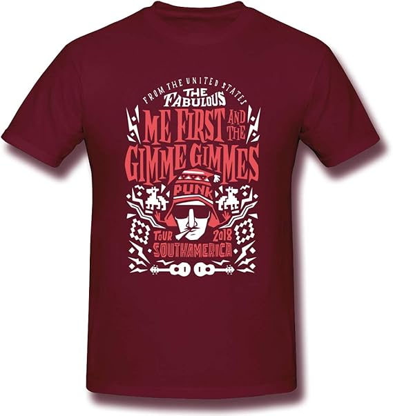 Amazon Co Jp Max Gh Me First And The Gimme Gimmes メンズ コットン 半袖 クルーネック Tシャツ アメリカンポップロックバンド M 服 ファッション小物