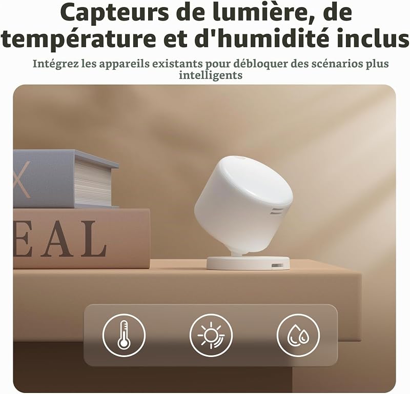 Détecteur de Présence sans Fils 5-en-1 FP300, Thread/Zigbee