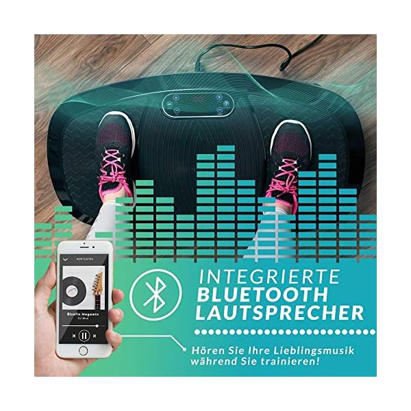 Bluefin Fitness Dual Motor 3D Power Vibration Plate | Oscillation, Vibration + 3D Motion | Huge Anti-Slip Surface…