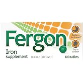 Fergon High Potency Iron Supplement Tablets 100 ea (Pack of 3)
