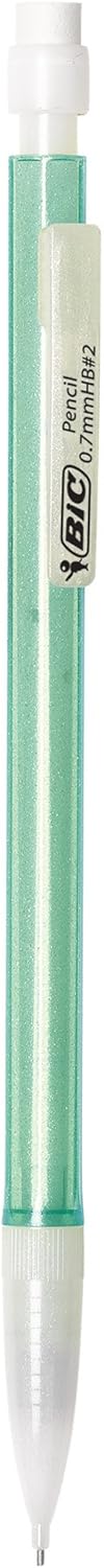 BIC Xtra Sparkle Mechanical Pencil, Colorful Barrel, Medium Point (0.7 mm), 48-Count : Office Products