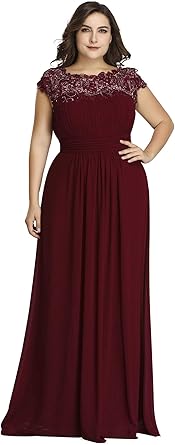 ever pretty lace cap sleeve