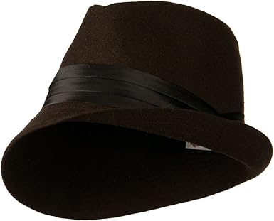 slanted hat
