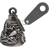 Motorcycle Bell with Hanger for Biker, Good Luck Biker Bells & Motorcycle Accessories, Keychain Luck Bell