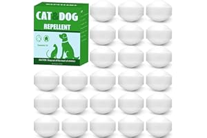 MOTRAPSO 24 Pack Stray Cat Repellent Dog Repellent Peppermint Oil to Repel Cats and Dogs, Natural Dog Cat Deterrent, Keep Cats Dogs Off Lawn, Garden, Mulch & Flower Beds, Human & Pet Safe