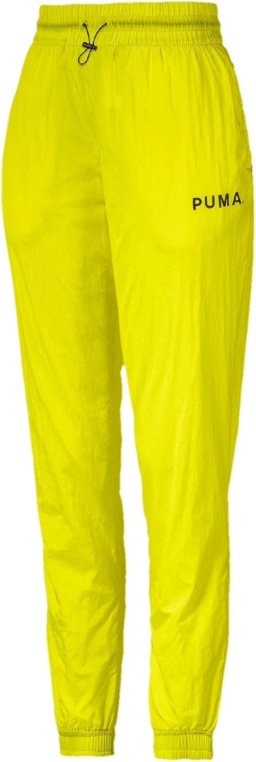 PUMA Chase Woven Damen Woven Hose Gelb: Amazon.co.uk: Clothing