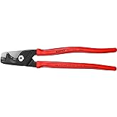 KNIPEX Tools 95 11 225 StepCut&reg; XL Cable Shears, 9"