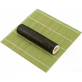 JapanBargain S-3155, Green Bamboo Sushi Roller Mat 9-1/2-inch Square