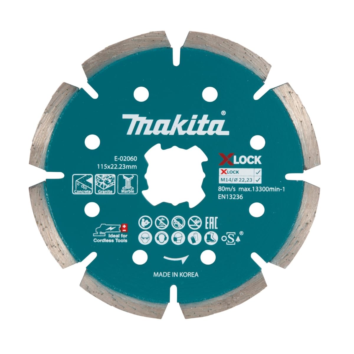 Makita E-02060 Diamond Shank 115 mm X-Lock Concrete