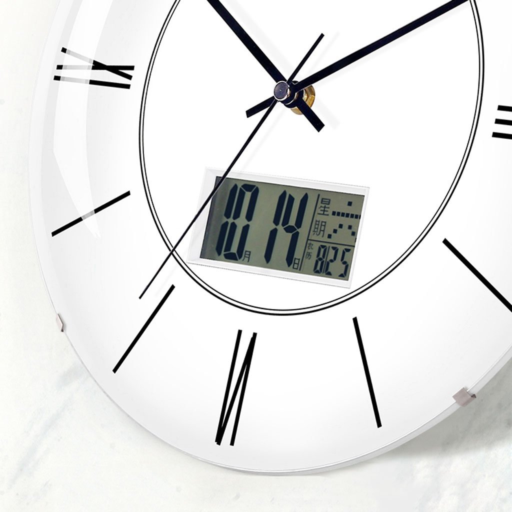 最安値挑戦 和室リビングルームベッドルーム装飾壁の壁紙 ボーダーなしフルスクリーンミュートの腕時計モダンミニマルクリエイティブパーソナリティラウンドクロッククォーツ時計 サイズ さいず L L B07cytjcldl L 172 11 30 108 81