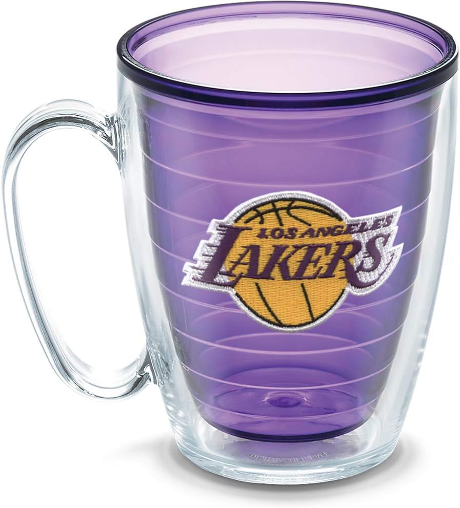 Tervis 1086203 Nba La Lakers Mug Emblem 16 Oz Amethyst Amazon Co Uk Kitchen Home