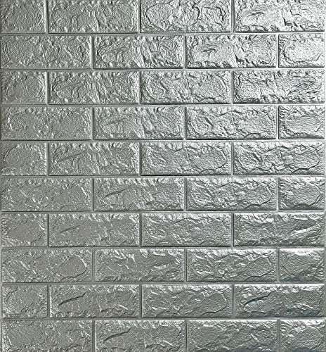 3d 壁紙 レンガ 防音シート 防水 断熱 Diyクッション シール シート立体 壁用 はがせる タイルシール ウォールステッカー 北欧 タイル 60cm