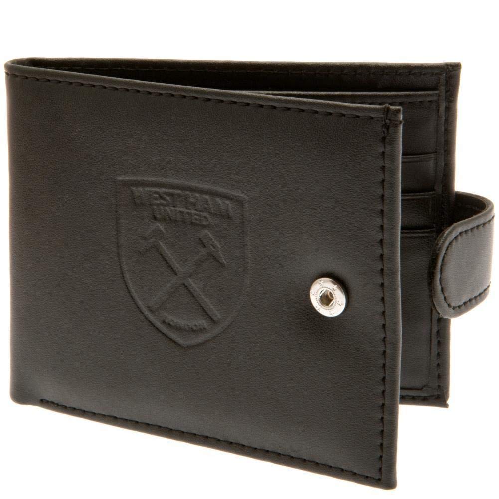 West Ham United FC RFID Anti Fraud Wallet (One Size) (Black)