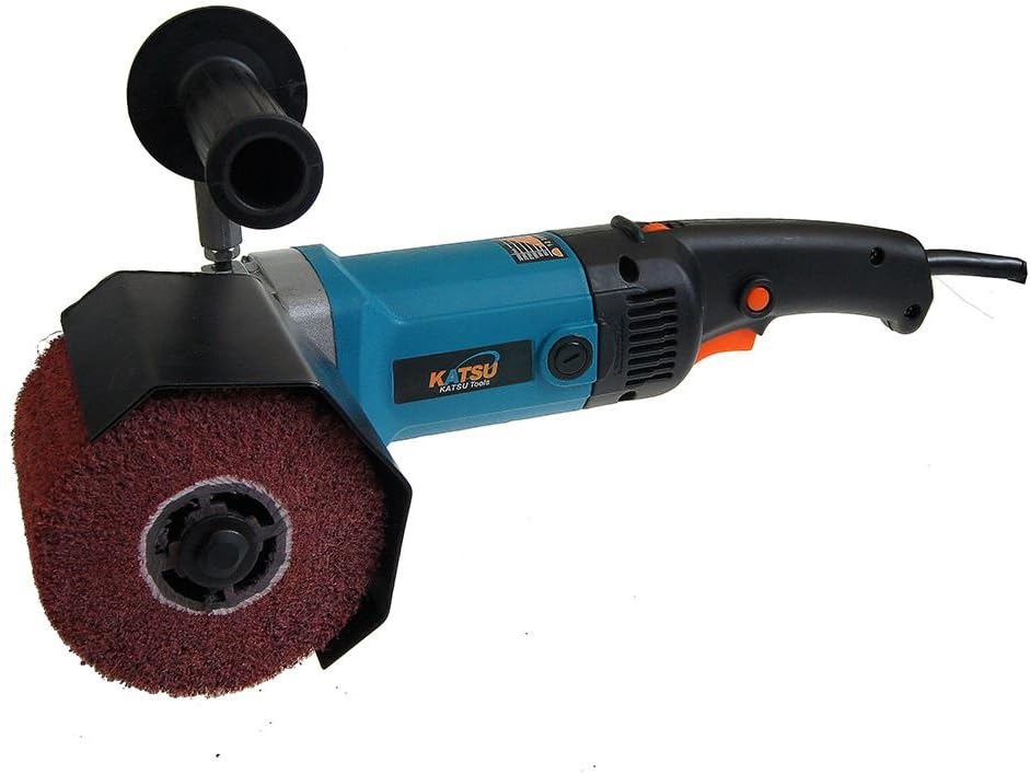 KATSU Tools Electric Drum Sander, 1200W 230V Variable Speed Burnisher Polisher Burnishing Drawing Machine 100093