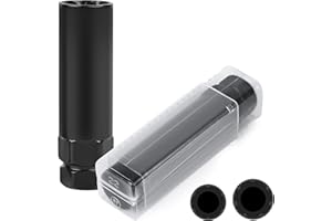 Builimeer 2-Piece 6 & 7 Spline Lug Nut Socket Set - Locking Lug Nut Removal Tool for Aftermarket Spline Drive | Easy Install/Removal of Wheel Locks, Universal for Car/Truck Wheel Maintenance