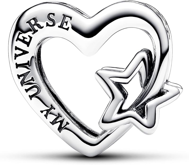 Ciondolo in argento Sterling Moments a forma di cuore