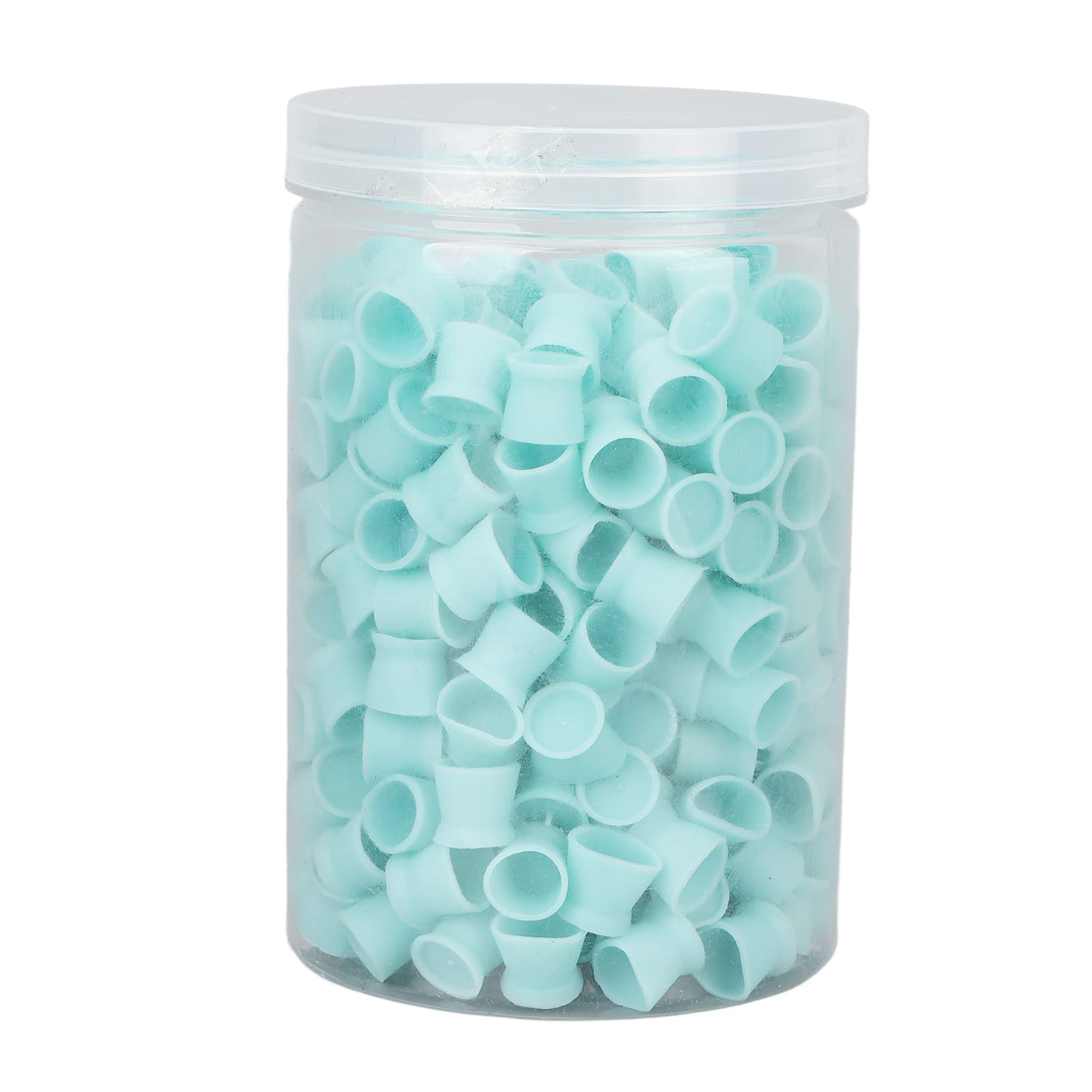 Tattoo Supply 300-Piece Disposable Silicone Ink Cups, 12mm, Blue, for Professional Pigment Color Container