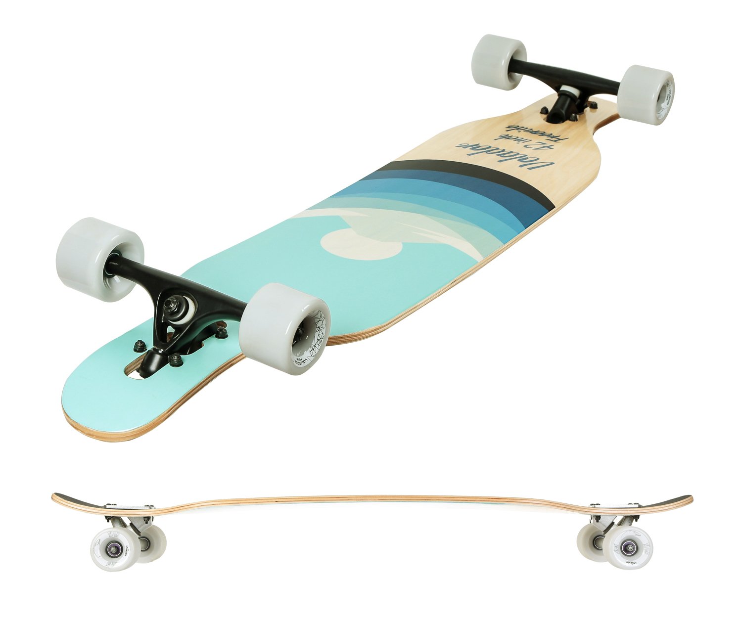 VOLADOR 42inch freeride longboard complete cruiser ( drop through deck