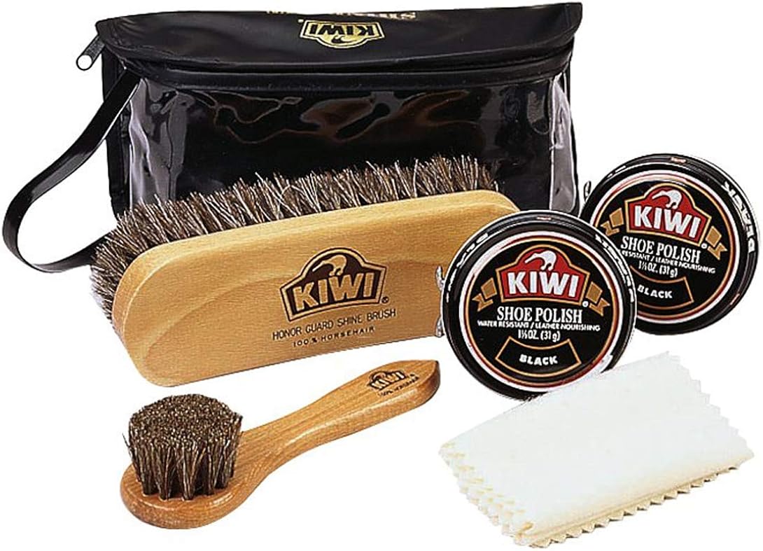 Kiwi Military Black Shoe Shine Complete Care