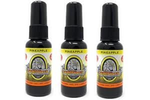 BLUNT POWER BluntPower (Pineapple, 3 Pack) Concentrated Air Freshener for Room and Car Spray - Oil-Based Diffuser Spray Bottle - Long-Lasting Bathroom Spray, Car Freshener, & Odor Eliminator Spray