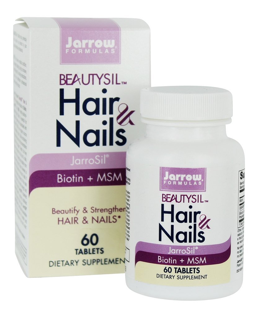 Jarrow Formulas BeautySil Hair & Nails, 60 Count (Pack of 1) - Buy Online -  38942321