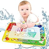 GOTD 4Color Water Drawing Mat Board &Magic Pen Doodle Kids Toy Gift 46X30cm