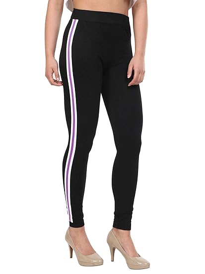 women's side stripe leggings