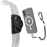 TOOLIN Magnetic Phone Holder for Shoulder Strap,Phone Backpack Clamp Mount,Compatible with iPhone 16/15/14/13/12,Fit Hiking/Climbing/Outdoor and Free Your Hand