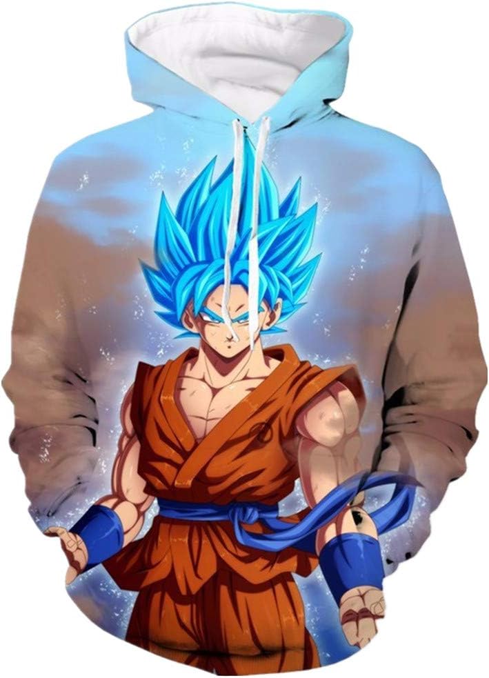Dragon Ball Pullover Sweatshirts Son Goku Vegeta 3D Hoodies Outerwear Sweatshirt