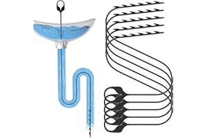 Drainsoon 30 Inches Drain Snake Drain Clog Remover (5 Pcs), Nylon Sink Snake Drain Hair Clog Remover for Shower Drain, Bathroom Tub, Kitchen Sink Drain Cleaning