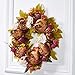 Large Blooming vintage Flower wreath handmade home wall decor