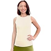 Kosher Casual Modest High Neck Tank Top – Sleeveless Tank Tops for Women's Comfort – High Neck Top for Layer & Solo Wear
