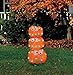Product Works 24-Inch Pre-Lit 2D SpookyTown Pumpkin Stack Yard Decoration, 35 Lights