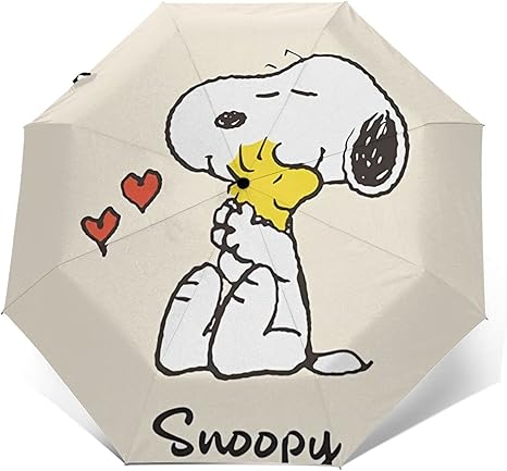 Amazon Co Jp Snoopy スヌーピー 折りたたみ傘 自動開閉 軽量 晴雨兼用 台風対応 梅雨対策 Uvカット 紫外線遮蔽 8本傘骨 折り畳み傘 21最新強化版 大きい 超撥水 メンズ レディース 収納ポーチ付き ホーム キッチン