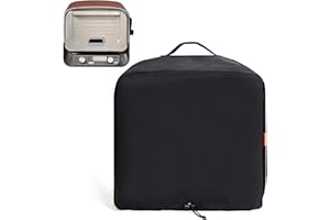 TRAVELIT Waterproof Cover for Ninja Woodfire Outdoor Oven OO101 Series, Pizza Oven Cover with Adjustable Drawstrings and Elastic Bands, Pizza Oven Accessories, Black (Cover Only)