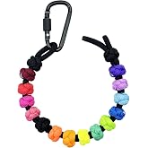 DAOSUN Paracord Ranger Beads Pace Counter, Hand Woven Lop Counter for Swimming Light Weight Golf Stroke Count Bracelet