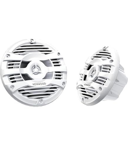 Jensen MS6007WR Altoparlante Coassiale Marino 6.5'' Bianco, Telaio Monopezzo, Foro 12.7cm