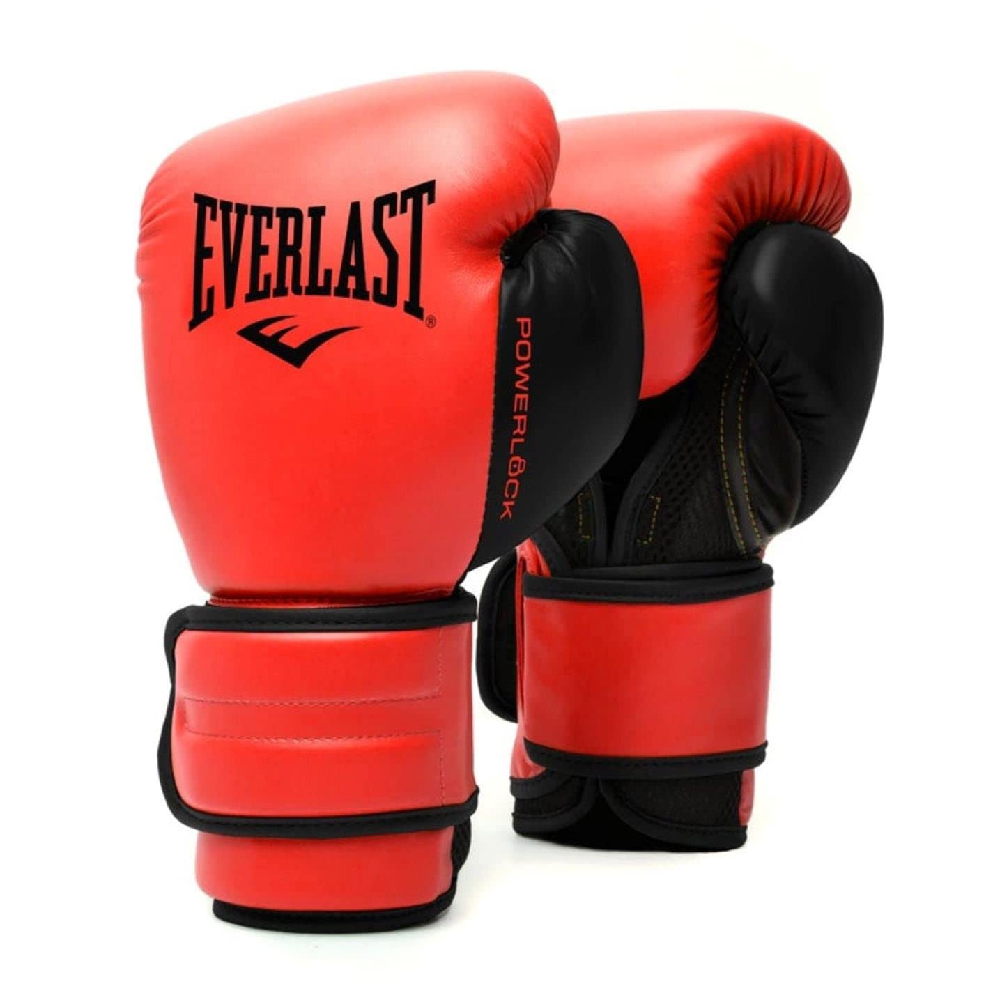 Everlast Unisex Powerlock Training Gloves Red 12oz — image 1