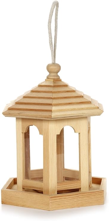 Amazon Com Darice Gazebo Wood Bird Feeder Arts Crafts Sewing