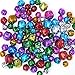 Adam Victor Craft Kits and Supplies 100 Mix Colorful Christmas Jingle Bells