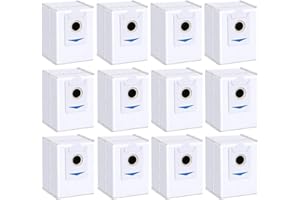 SGIZOKU Dust Bags Compatible with ECOVACS DEEBOT X2 Omni/ X2/ X2 PRO/ DEX86/T30S / T30S PRO Robot Vacuum Cleaner - Disposable Replacement Vacuum Bags（12Pack)