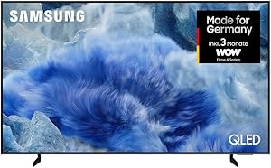Samsung QLED Q8F 4K 65 Zoll (163 cm) UHD Fernseher, Q4 AI Prozessor, Quantum Dot für Reale Farben, AirSlim Design, 4K Upscaling, Gaming Hub, Kostenlose Inhalte, Samsung Vision AI Smart TV