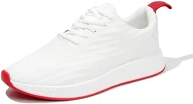 Amazon Ace Factory レディース 軽量 歩きやすい スポーティーなデザイン かっこいい 後ろタグ付き 脱ぎ履きしやすい ランニングスニーカー エコバック付き ホワイト 37 Ace Factory スニーカー