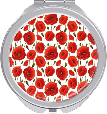 Amazon Co Jp 化粧鏡 赤い花 虫 折りたたみ式 携帯ミラー 丸型 化粧ミラー ポータブル 両面鏡 2倍拡大 等倍鏡 化粧道具 かわいい 手鏡 コンパクト ホーム キッチン