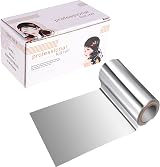 Fuyamp 1 Pack 15 M Silver Hair Foil 15 cm Wide for Highlighting and Coloring