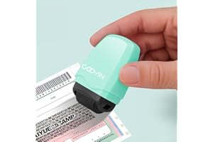 1pc Identity Theft - Preventing Roller Stamp: Protects Personal Privacy & Blocks Addresses（Green）