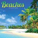 2017 Beaches Mini Calendar - 7 X 7 Wall Calendar