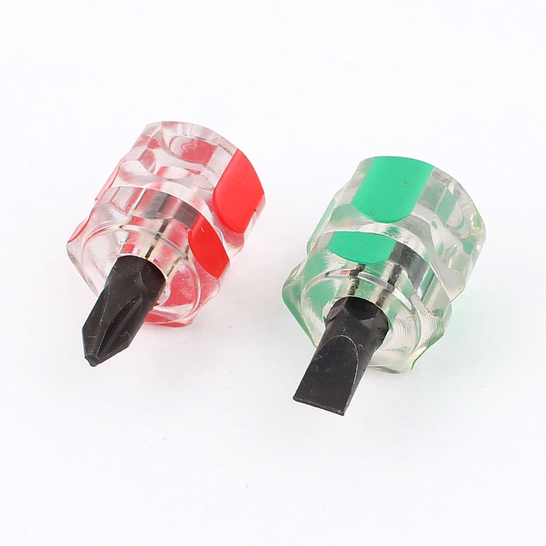 Sourcingmap 6mm x 14mm Short Distance Slotted Phillips Screwdrivers Set 2 Pcs